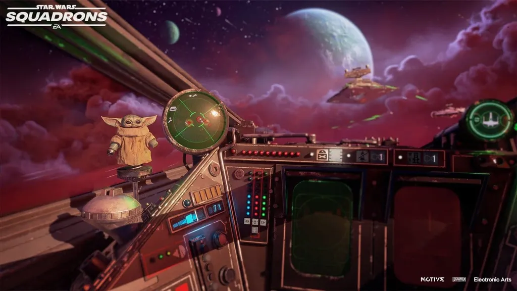 Star Wars: Squadrons Mandalorian Update Gives Us Baby Yoda VR