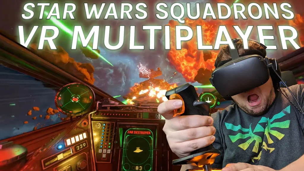 Star Wars: Squadrons VR Multiplayer Gameplay Livestream With Flight Stick
