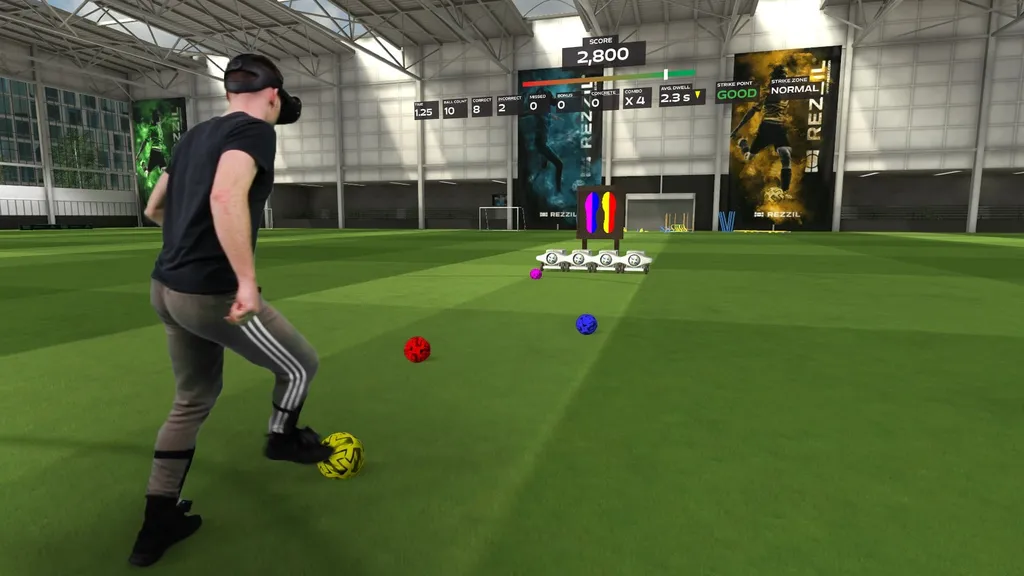 Realistic Soccer Training App Rezzil Launches On SteamVR