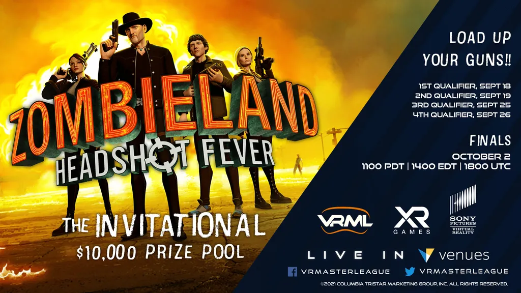 VRML Hosting Zombieland VR Tournament With $10K Prize Pool