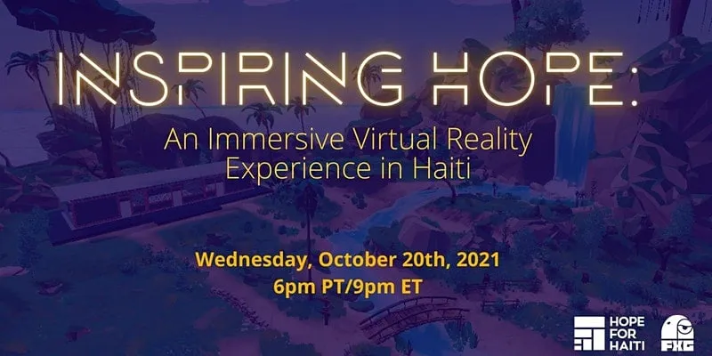 Hope For Haiti Hosts Virtual Fundraising Event In VR This Week