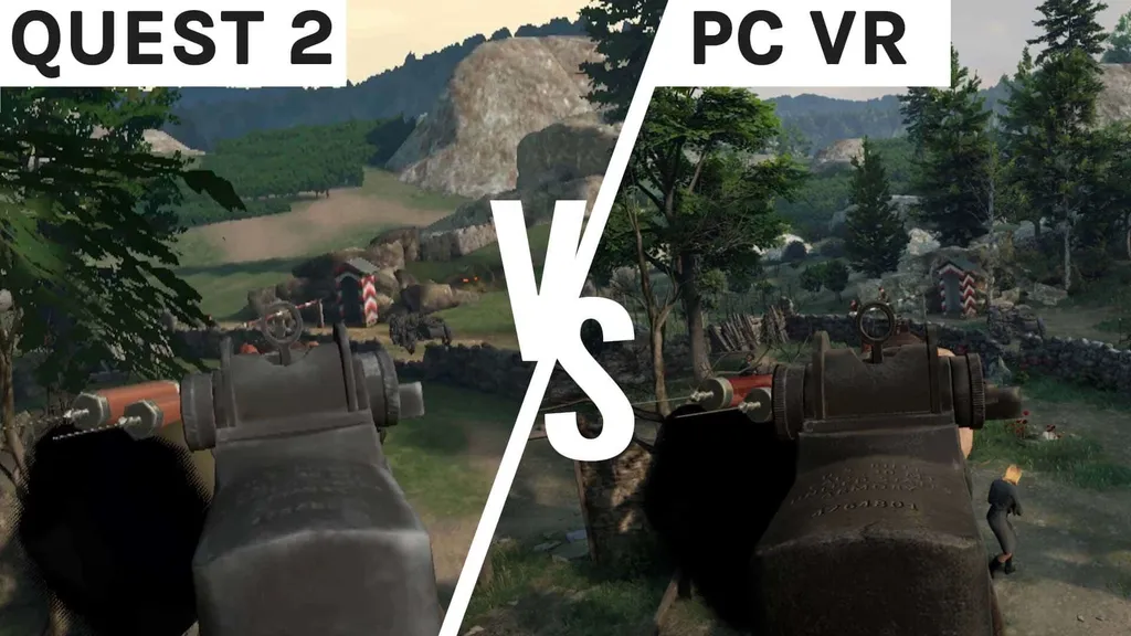 Medal Of Honor: Above And Beyond Graphics Comparison: Quest 2 Vs PC VR