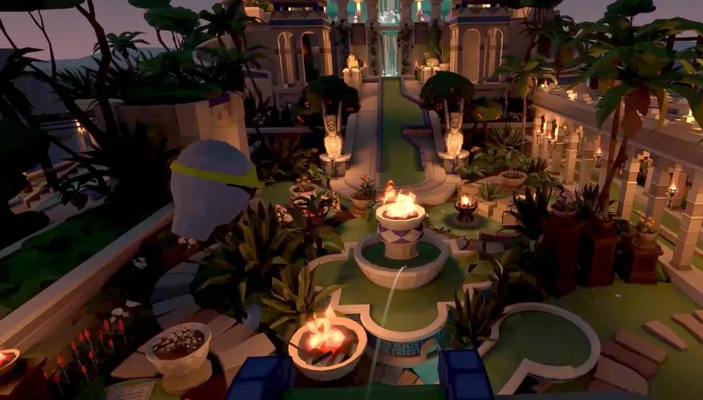 Walkabout Mini Golf Adds Gardens Of Babylon DLC Course On Quest & Steam