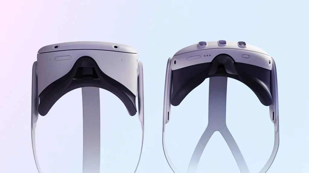 Quest 2 and Quest 3 VR headsets side by side