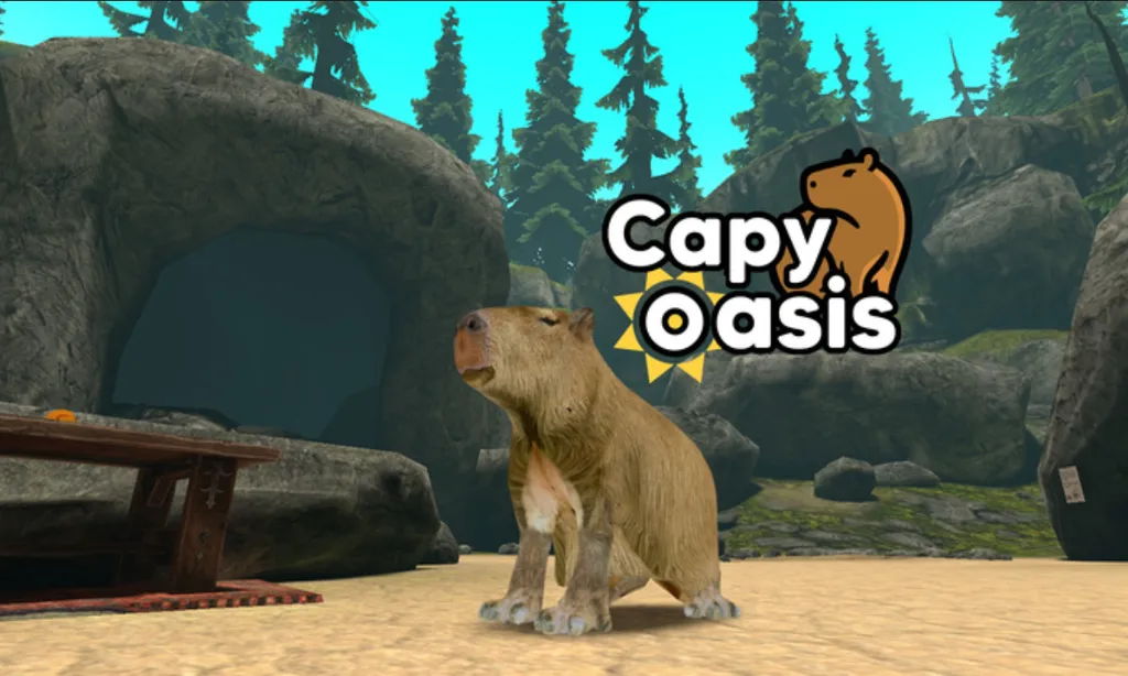 Pet A VR Capybara In Capy Oasis On Quest