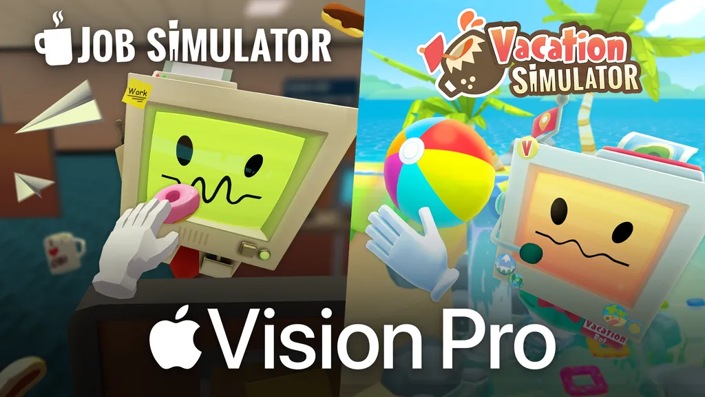 Job Simulator And Vacation Simulator Arrive On Apple Vision Pro