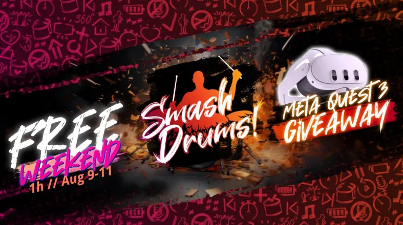 Play Smash Drums For Free This Weekend and Enter the Quest 3 Giveaway