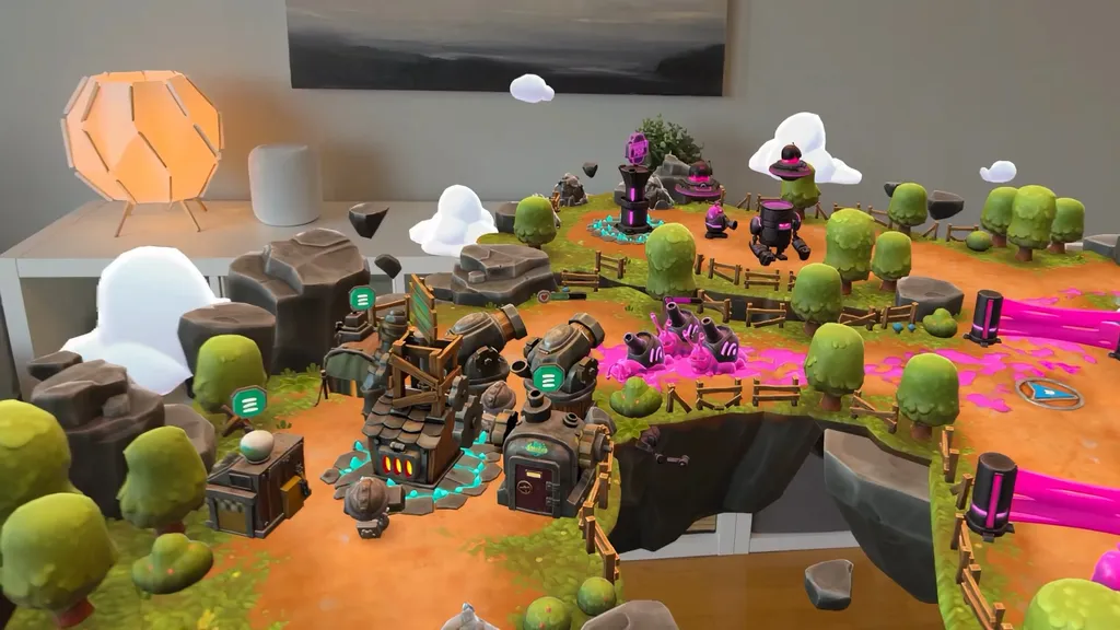 Gears & Goo Is An Apple Vision Pro Tower Defence Game From Resolution Games