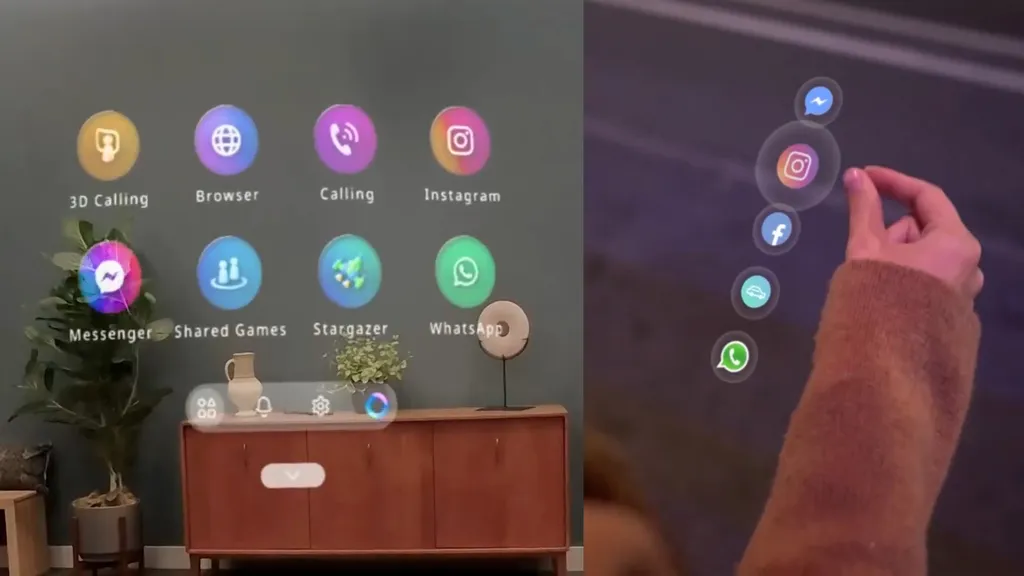 Meta Shows Off Orion's AR Operating System Interface