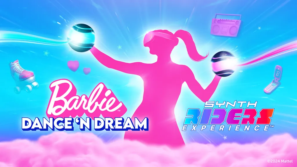 Synth Riders - Barbie Dance 'n Dream experience key art