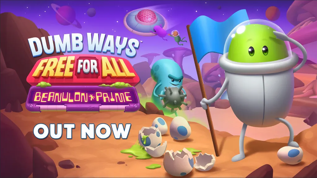 Dumb Ways: Free For All Goes To Space In New Beanulon Prime DLC