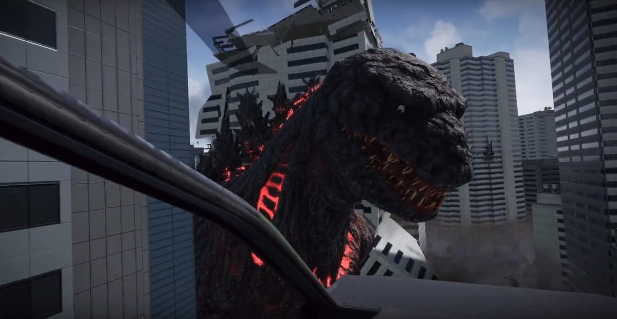 Japan's New Godzilla Vr Game Looks Absolutely Terrifying