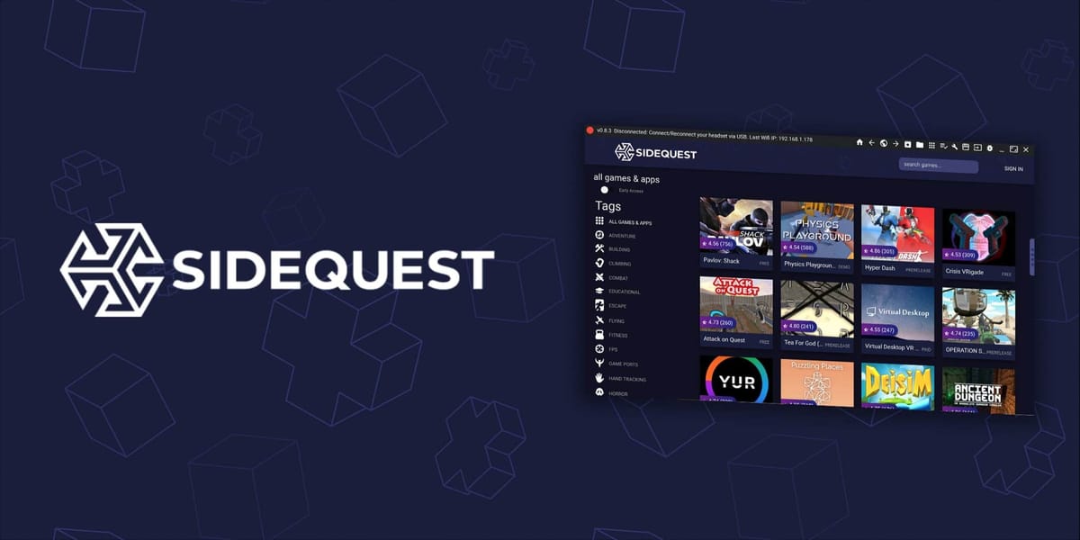 Following Investment, SideQuest Announces Developer Promotion