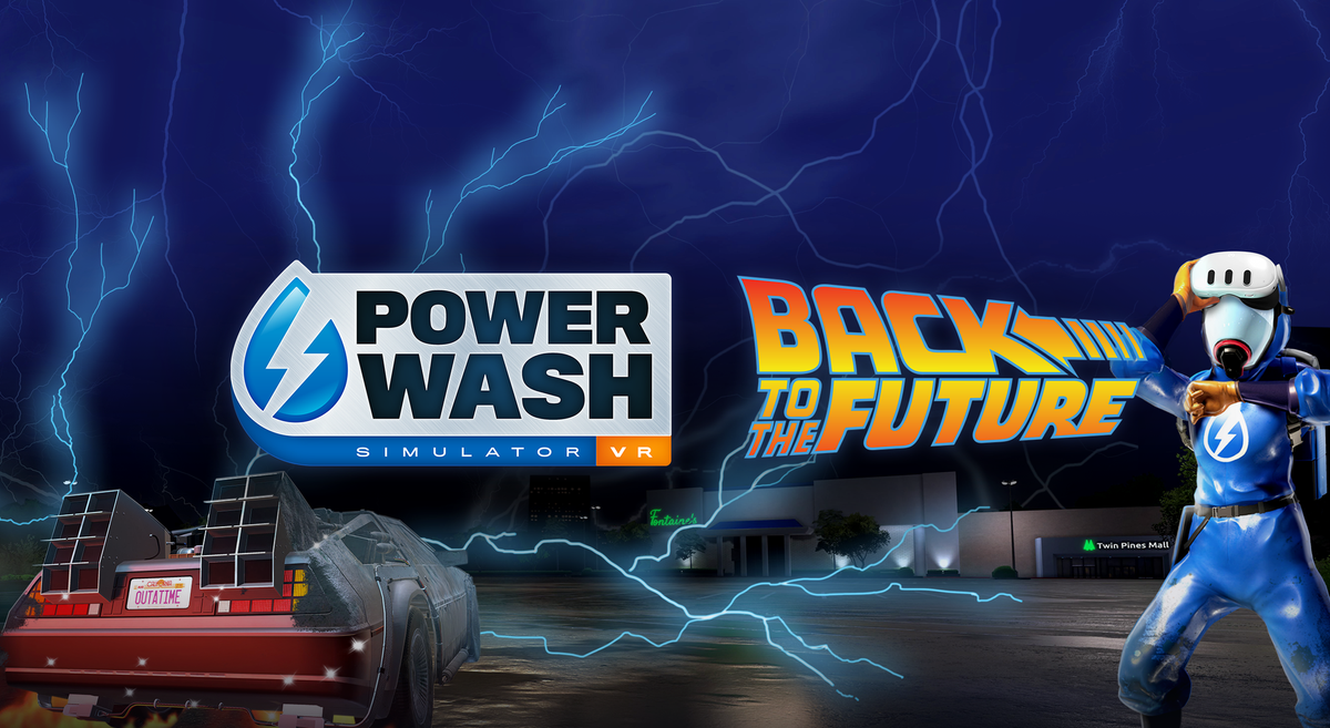 PowerWash Simulator VR Goes Back To The Future With New DLC