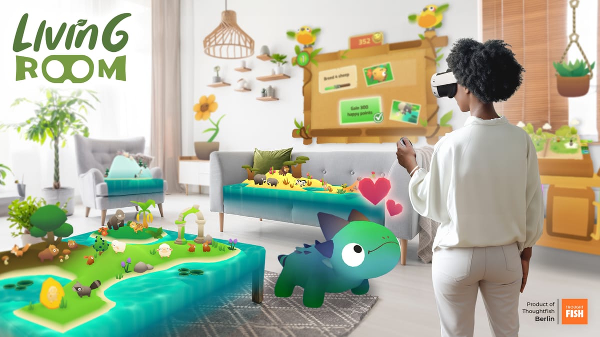 Mixed Reality Animal Wrangling Sim Living Room Adds Quest 2 Support